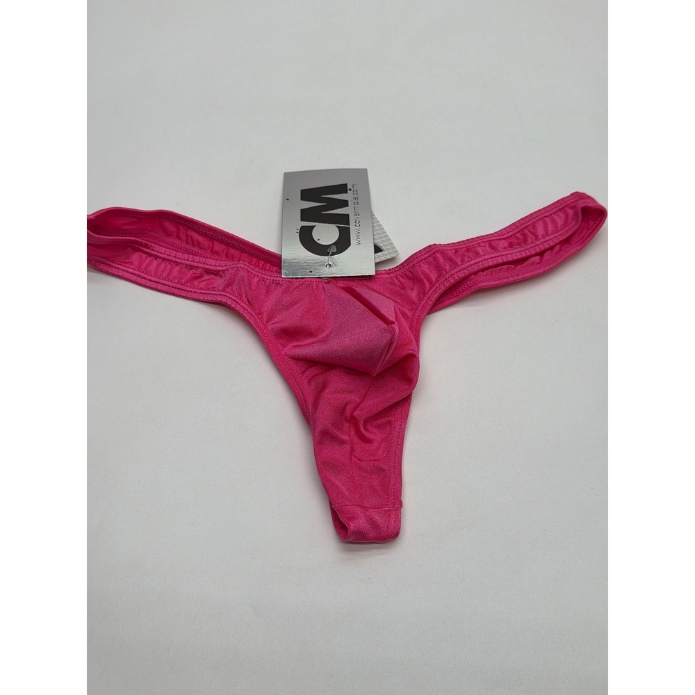 Cover Male Mens Pink Low Rise Contoured Pouch Thong Underwear XL New